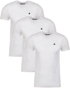 img 4 attached to INTO AM Fitted T Shirt 3 Pack: Elevate Your Men's Style with Versatile Clothing and T-Shirts & Tanks