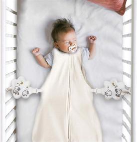 img 4 attached to 👶 Nurturally Baby Anti Roll Support: Безопасная дышащая ткань для младенцев от 3 до 6 месяцев, разработана в США (за исключением спального мешка)