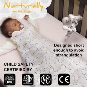 img 3 attached to 👶 Nurturally Baby Anti Roll Support: Безопасная дышащая ткань для младенцев от 3 до 6 месяцев, разработана в США (за исключением спального мешка)