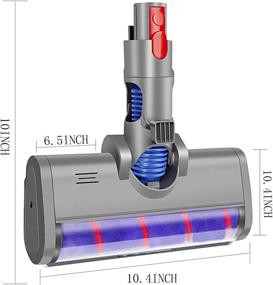 img 1 attached to 🧹 Головка для пылесоса с мягким валиком Ilovelife: Идеальное приспособление для беспроводных пылесосов Dyson V10, V11, V8 и V7 - идеально подходит для паркетных полов.