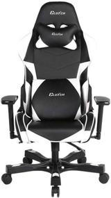 img 4 attached to 🕹️ Clutch Chairz Crank Series: Premium Ergonomic Gaming Chairs with Office Chair Functionality - Black/White