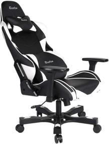 img 3 attached to 🕹️ Clutch Chairz Crank Series: Premium Ergonomic Gaming Chairs with Office Chair Functionality - Black/White