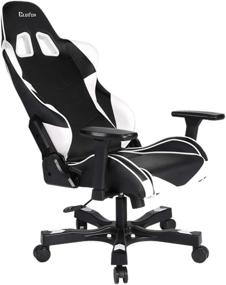 img 1 attached to 🕹️ Clutch Chairz Crank Series: Premium Ergonomic Gaming Chairs with Office Chair Functionality - Black/White