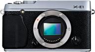 📷 fujifilm x-e1 16.3 mp compact system digital camera - body only (silver) with 2.8-inch lcd: a review logo