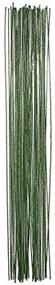 img 4 attached to eBoot 14 Inch Floral Wire: 100 Pieces of Dark Green 26 Gauge Stem Wire