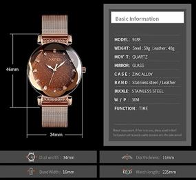 img 1 attached to ⌚️ Стильные модные женские часы GOSASA: простые кварцевые наручные часы с водонепроницаемым стальным ремешком