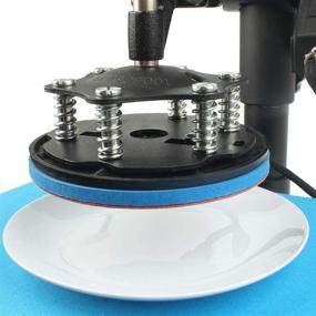 img 2 attached to 👕 Aonesy Pro 5 in 1 Combo Heat Press Machine: T-Shirt Hat Cap Mug Plate, Multifunctional Swing Away 360° Rotation Digital Heat Transfer Sublimation Machine (12 x 15 Inch)