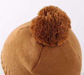 img 1 attached to 🎩 Earflap Knitted Boys' Accessories for Hats & Caps by Home Prefer Toddler