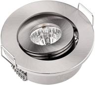 3000k adjustable recessed downlights with customizable lighting logo