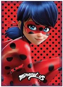 img 1 attached to 🐞 Red Miraculous Ladybug Kids Polar Fleece Blanket - 100 x 150 cm