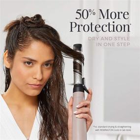 img 1 attached to Remington Pro Wet2style 4-Inch 💦 Hot Air Curling Iron, 1 Count