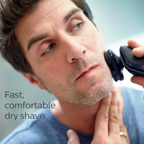 img 3 attached to 🪒 Turbo+ Mode Philips Norelco Shaver 5550: Rechargeable Wet/Dry Electric Shaver with Precision Trimmer Attachment