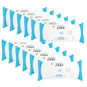 img 1 attached to 👶 Dove Baby Wipes Rich Moisture, 600 Wipes Total - Bulk Pack of 12