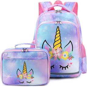 img 4 attached to Рюкзак Elementary Bookbag Детский Радужный Золотой