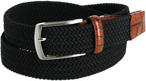 img 3 attached to Pebble Beach Mens Belt Khaki Men's Accessories for Belts
