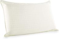 🛏️ gots certified whisper organics pillow encasement - 100% cotton protectors with zipper - pillow covers - 20 x 26 inches, pack of 2 (standard size, ivory) logo