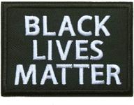 black lives matter african badge patch - 👊 embroidered black fist strength - iron on/sew on - blm logo