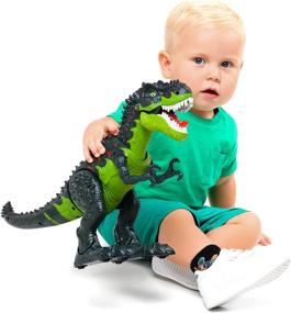img 3 attached to CifToys Realistic Jurassic Tyrannosaurus Dinosaur: Unleash Prehistoric Playtime Excitement!