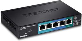 img 4 attached to 💡 TRENDnet 5-Port Gigabit PoE+ EdgeSmart Switch with PoE Pass Through, 18W Budget, 10Gbps Capacity, Managed, Wall-Mountable, Black, TPE-P521ES - Lifetime Protection