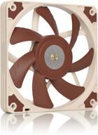 noctua nf-a12x15 pwm, премиум тонкий 4-контактный тихий вентилятор, коричневый (120x15 мм) логотип