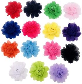 img 3 attached to 🌸 Charms Flower Attachments for Dog Collars - PET SHOW Bows for Puppy and Cat Collar Grooming, Large Bulk Accessory Decorations