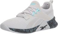 reebok womens flashfilm trainer metallic logo