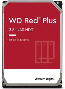 img 3 attached to 📁 Western Digital 14 ТБ WD Red Plus Внутренний жесткий диск NAS HDD - Высокое емкостное устройство хранения данных со скоростью вращения 5400 об/мин, интерфейсом SATA 6 Гб/с, технологией CMR и кэш-памятью 512 МБ - Надежный WD140EFFX-диск 3.5 дюйма.