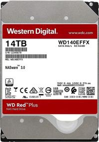 img 2 attached to 📁 Western Digital 14 ТБ WD Red Plus Внутренний жесткий диск NAS HDD - Высокое емкостное устройство хранения данных со скоростью вращения 5400 об/мин, интерфейсом SATA 6 Гб/с, технологией CMR и кэш-памятью 512 МБ - Надежный WD140EFFX-диск 3.5 дюйма.