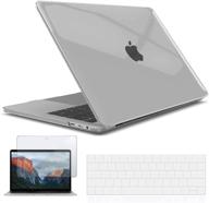 🔍 ibenzer 2020 macbook pro 13 inch case - hard shell cover & keyboard protection & screen film - crystal clear - t13cycl+2a logo