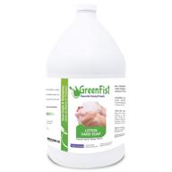 🍋 greenfist citrus scent hand soap refill: lotionized soft hand-wash, biodegradable 1 gallon liquid gel refills, made in usa logo