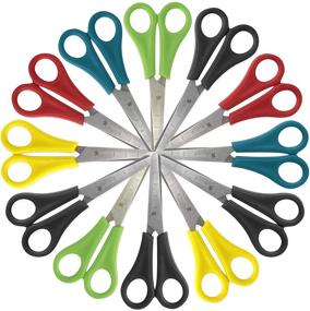 img 2 attached to 12 Pack of 5 Inch Blunt Tip Kids Safety Scissors – Ideal for School & Craft Projects (Bulk Pack)