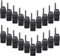 retevis rt28 walkie talkies: long-range rechargeable two-way radios - 20 pack with charger, vox squelch, emergency alarm - ideal for adults, police, security, warehouse logo