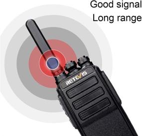 img 2 attached to Retevis RT28 Walkie Talkies: Long-Range Rechargeable Two-Way Radios - 20 Pack with Charger, VOX Squelch, Emergency Alarm - Ideal for Adults, Police, Security, Warehouse