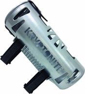 🔒 silver kryptonite transit tube-r bicycle chain lock carrier logo