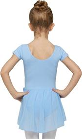 img 3 attached to 🩰 MdnMd Sleeve Skirted Leotard Ballet: Stylish & Comfortable Girls' Clothing