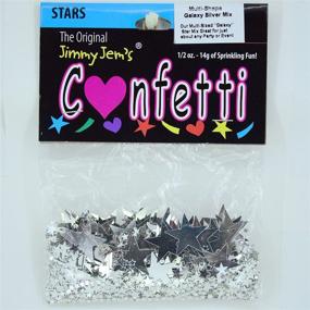 img 2 attached to Confetti Size Galaxy Stars Silver