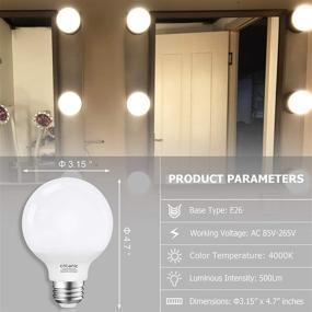 img 3 attached to 🚽 Enhance Your Bathroom with Cotanic Equivalent Daylight Non Dimmable Lights