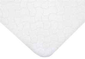 img 2 attached to 🛏️ Waterproof Embossed Quilt-Like Pad Cover – Ideal for Cradles/Bassinets by American Baby Company