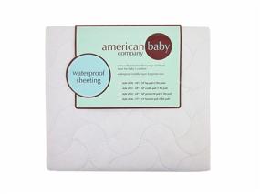 img 3 attached to 🛏️ Waterproof Embossed Quilt-Like Pad Cover – Ideal for Cradles/Bassinets by American Baby Company