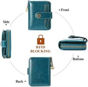 img 2 attached to Gladkowski Smooth Wallet Peacock Женские сумки и кошельки от FALAN MULE для кошельков