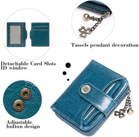 img 1 attached to Gladkowski Smooth Wallet Peacock Женские сумки и кошельки от FALAN MULE для кошельков