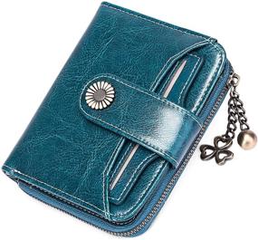 img 4 attached to Gladkowski Smooth Wallet Peacock Женские сумки и кошельки от FALAN MULE для кошельков