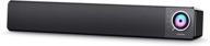 🔊 coocaa black computer speaker: usb powered mini soundbar with bluetooth, led light & dual speakers - compatible for desktop, pc, cellphone, tablet, laptop logo