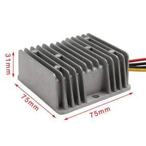 img 3 attached to DROK 090066 High Current Waterproof Buck Voltage Converter Regulator: 20A/240W | 17-35V 24V to 12V Step-down Power Supply