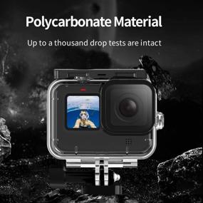 img 1 attached to 📸 Ultimate Waterproof Case with 3-Pack Dive Filter for GoPro Hero 10/9 Black: Unleash Deep Underwater Adventures with Red Magenta Filters and Unmatched Support for Scuba Diving, Snorkeling, and Deep Diving - Includes Screw and Bracket for GoPro (Single Waterproof Case)