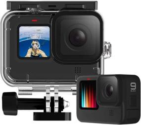 img 4 attached to 📸 Ultimate Waterproof Case with 3-Pack Dive Filter for GoPro Hero 10/9 Black: Unleash Deep Underwater Adventures with Red Magenta Filters and Unmatched Support for Scuba Diving, Snorkeling, and Deep Diving - Includes Screw and Bracket for GoPro (Single Waterproof Case)