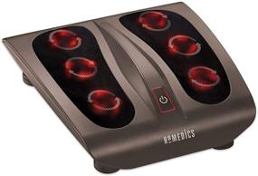 img 4 attached to 👣 HoMedics Triple Action Shiatsu Foot Massager: Heat, Deep-Kneading, and Large Design