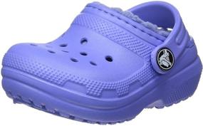 img 4 attached to Crocs Kids' Classic Lined Clog Slippers