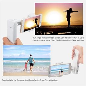 img 3 attached to 📷 X-CAM SIGHT2: Ultimate Handheld Stabilizer for iPhone7/7 Plus/Samsung/Galaxyand/Huawei/Xiaomi - 2 Axis Folding Gimbal