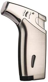 img 1 attached to 🔥 Reliable Torch Butane Cigar Lighter: Honest Power Jet Flame Adjustable Refillable - BN Nickel